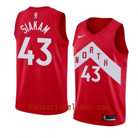 Toronto Raptors Trikot Pascal Siakam 43 2018-19 Nike Rot Swingman - Herren